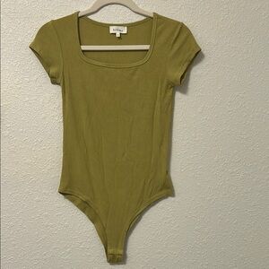 Olive Green Bodysuit